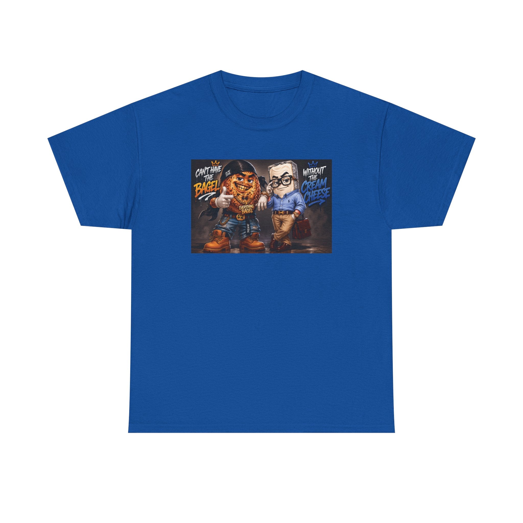 BAGELS AND CREAM CHEESE GRAPHIC TEE