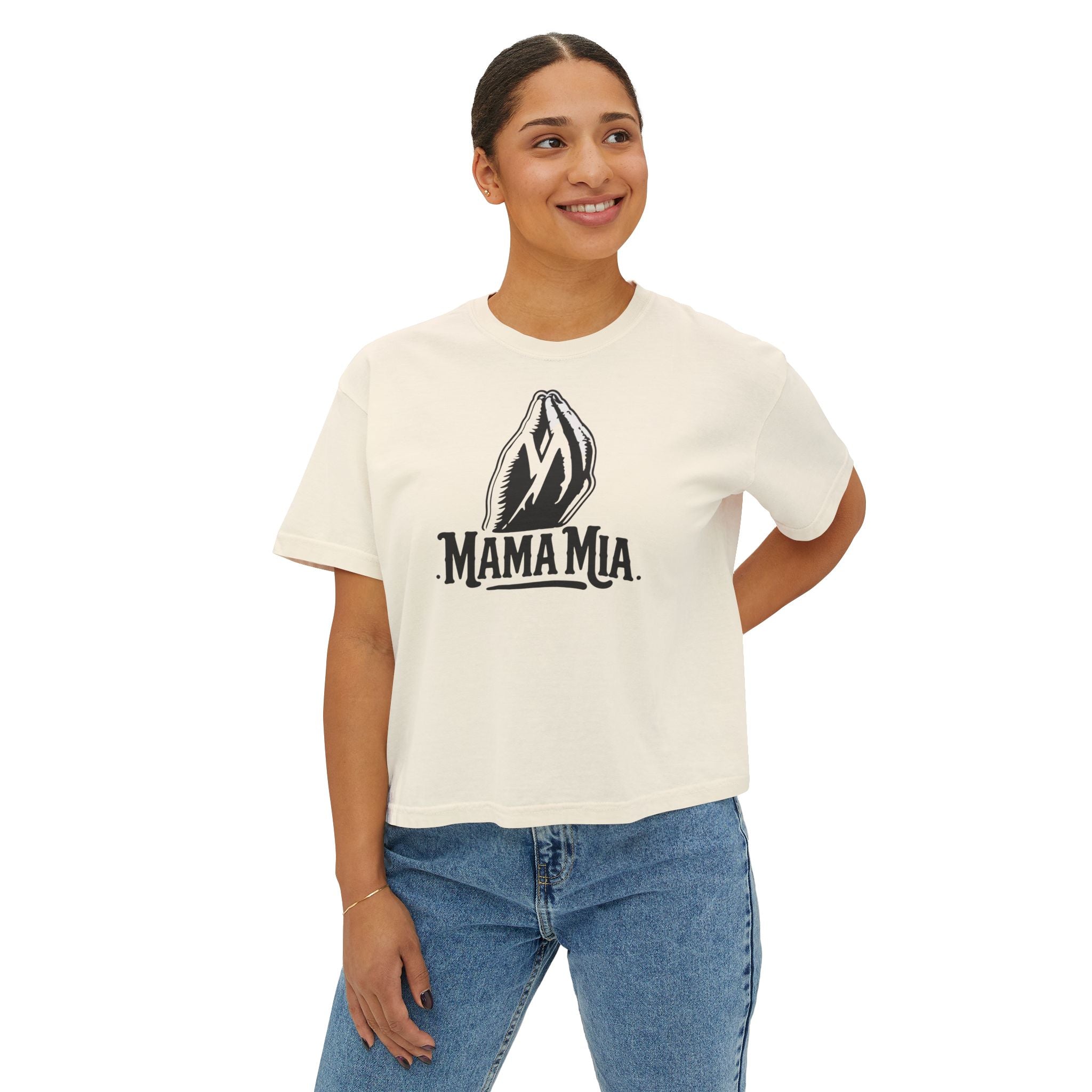 Mama Mia WOMENS BOXY TEE