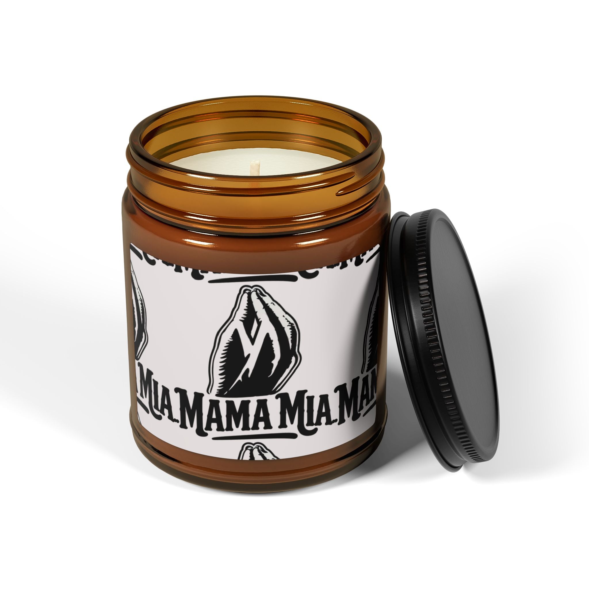 Mama Soy Candle — Amber Jar Scented Candle (Hand-Poured, Gift for Moms)
