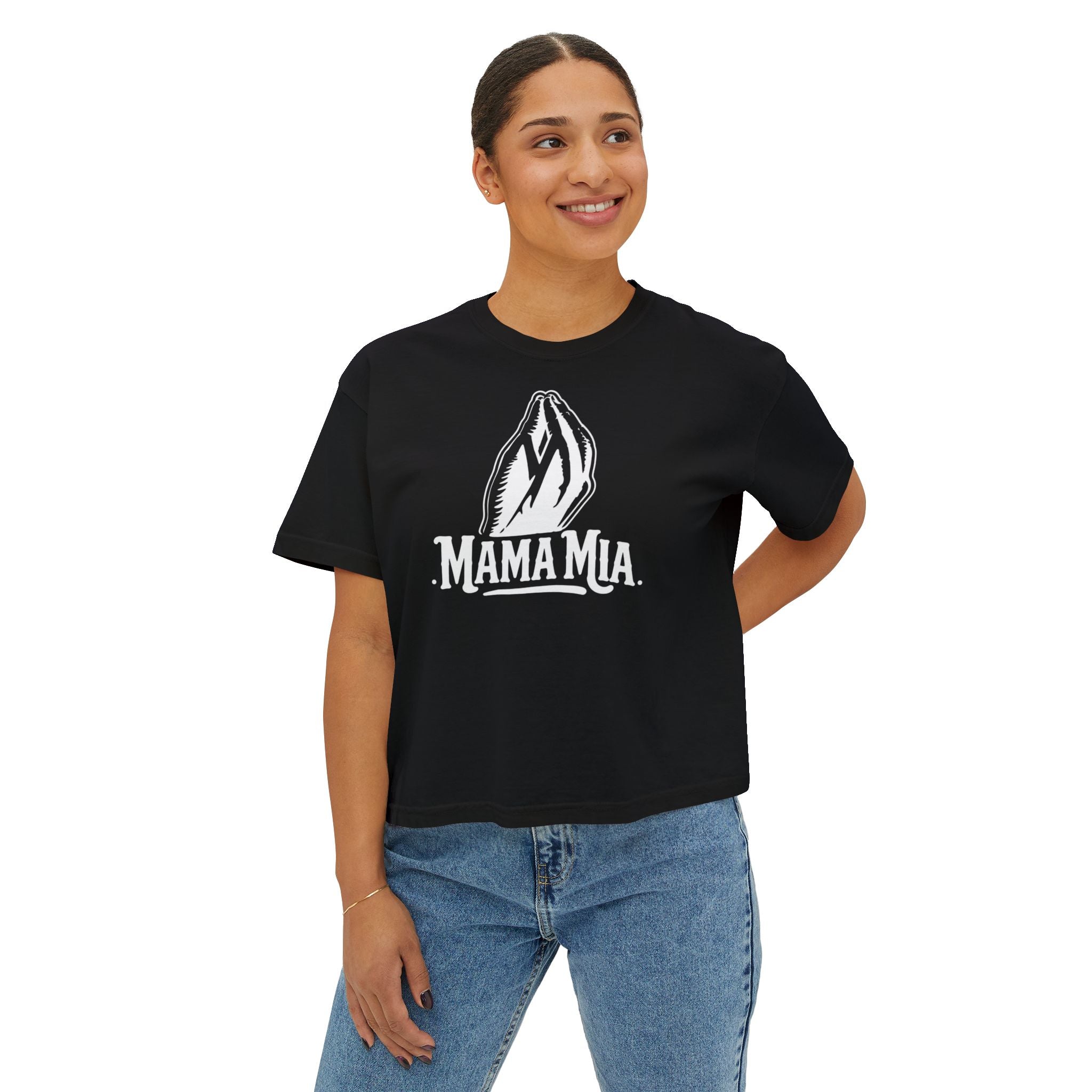 Mama Mia WOMENS BOXY TEE