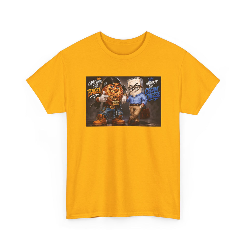 BAGELS AND CREAM CHEESE GRAPHIC TEE