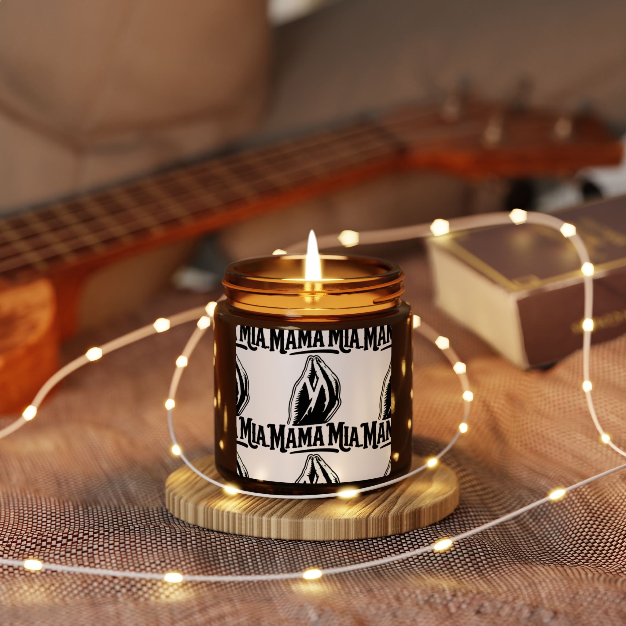 Mama Soy Candle — Amber Jar Scented Candle (Hand-Poured, Gift for Moms)