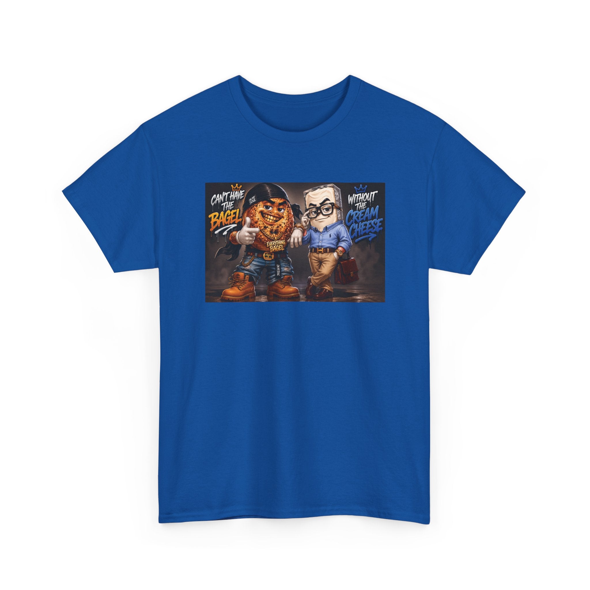 BAGELS AND CREAM CHEESE GRAPHIC TEE