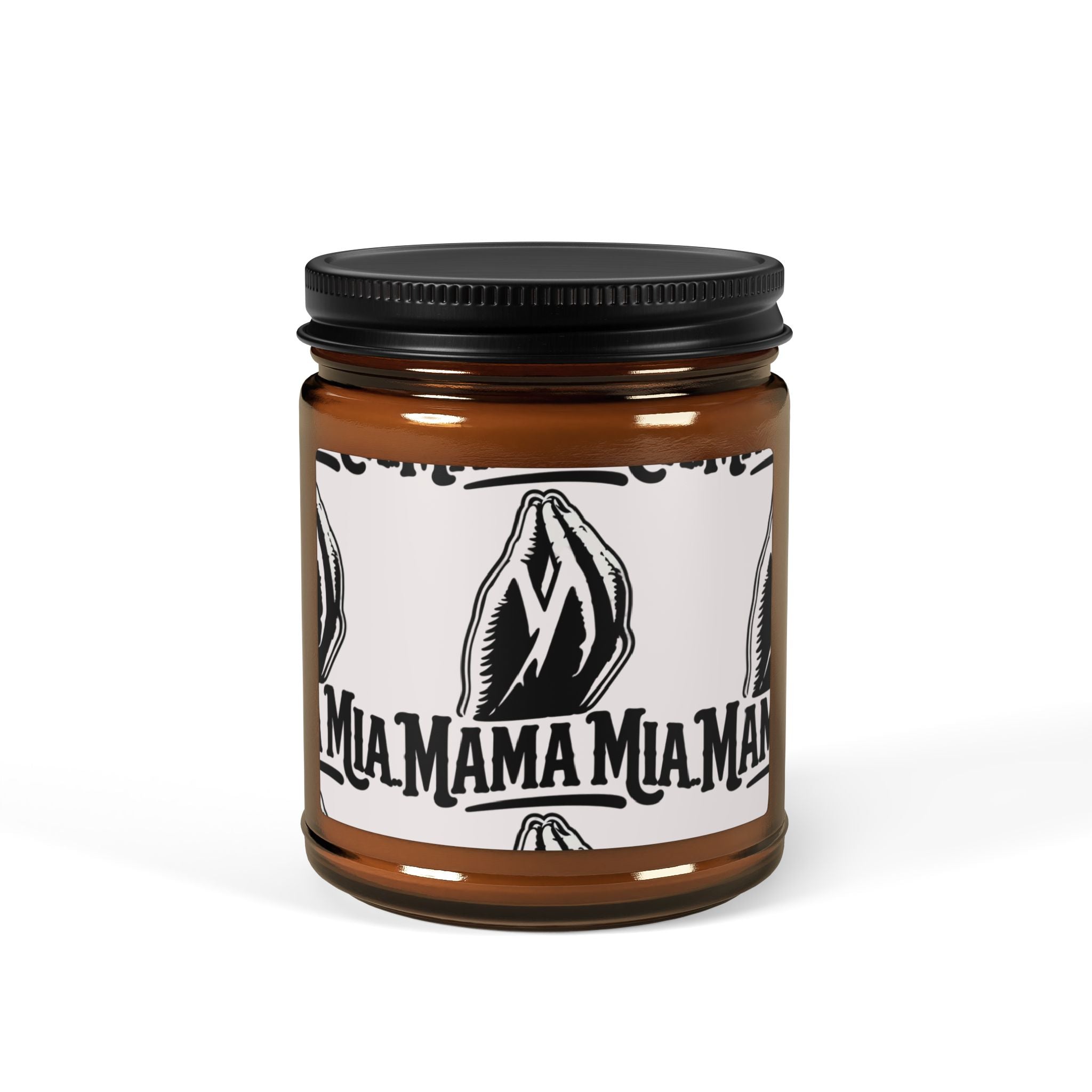 Mama Soy Candle — Amber Jar Scented Candle (Hand-Poured, Gift for Moms)